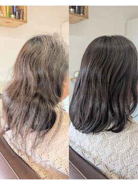 【毛髪改善カラー/毛髪改善トリートメント/毛髪改善ストレート】