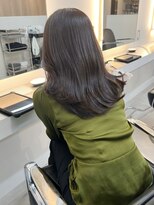 エイチバイシオミエイチ 神戸三宮(H by shiomi H)&nbsp;大人かわいい/レイヤーロング/レイヤーカット/グレーベージュ