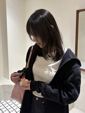 ニール シトロン 名古屋 伏見 丸の内(NEELU citron) 【NEELU_rio】透け感カラー ミディアムレイヤー