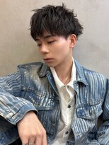 ネーム バイ グロー 大宮(NE:M by GLROW)&nbsp;men's/メンズ波巻きスパイラルパーマ/ナチュラルツーブロック