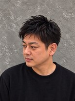 ラベルム バイ エーケー メンズ(La Belleme by AK for Men)&nbsp;大人の黒髪ナチュラルベリーショート