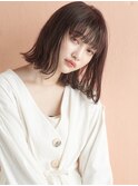 切りっぱなし×小顔×外ハネボブ 