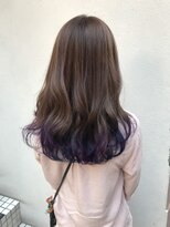 フロート 小阪店(float)&nbsp;ラベンダーグラデーション_マニッシュショート,ネイビーカラー