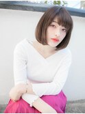 ラフボブ★大人ストレートヘア