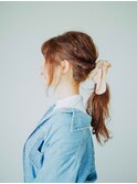 簡単ポニテアレンジ【produce堀之内】