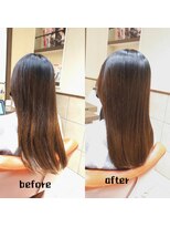 ネオリーブチノ 登戸店(Neolive cino)&nbsp;髪質改善酸熱&超音波ハホニコTR ロング 艶髪