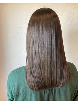 クレエ ヘアー デザイン(creer hair design) うるつや髪質改善トリートメント♪ストレート暗髪艶カラー