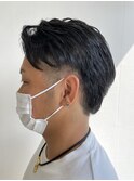 ツーブロックショート