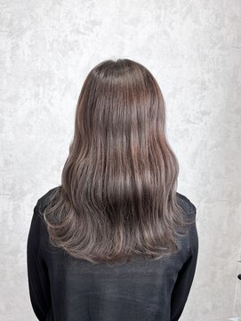 デミヘアー(Demi hair) ミルクティーベージュカラー×ゆるふわウェーブ