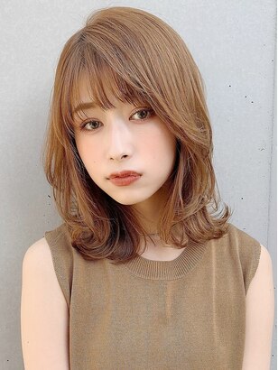 2025年冬】セミロングの髪型・ヘアアレンジ｜人気順｜ホットペッパー 