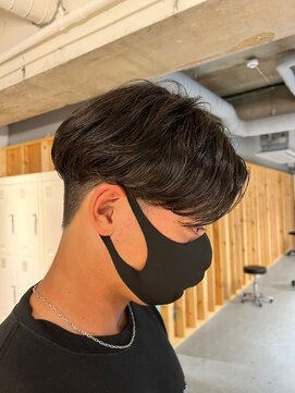 アカ(ACA) ツイストスパイラルパーマメンズカットメンズショート札幌大通