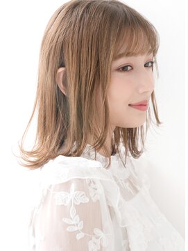 トッカ 三宮ANNEX(tocca) 外ハネミディ×オレンジベージュ