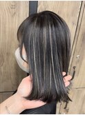 ハイライト/ケアブリーチ/ダブルカラー似合わせカット大人可愛い