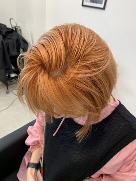 リベルテ 岡崎店(Liberte) 秋先取り♪オレンジルーツカラー