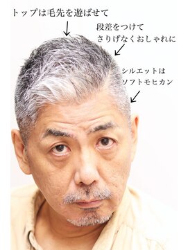 ヘアーアンドグルーミング ヨシザワインク(HAIR&GROOMING YOSHIZAWA Inc.) 40代50代60代メンズフェードカットボウズ短めツーブロック