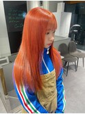 ディープオレンジ×髪質改善トリートメント