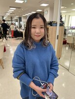 ケンジ 平塚ラスカ店(KENJE)&nbsp;イヤリングカラー/ブリーチカラー/ホワイトブロンド/平塚美容室