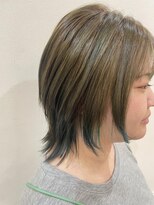 カール 鶴川店(K:R) ★くびレイヤーエモージュ前髪マチルダボブインナーグレージュ