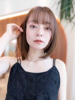 イオ 本厚木(io)&nbsp;くびれレイヤーエモージュイメチェンフルバング似合わせカット