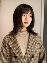 レクタ(recta)&nbsp;顔まわりレイヤー ミディアムヘア ウルフミディ