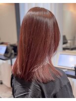 ソヨン 栄2号店(SOYON)&nbsp;黒髪/グレーベージュ/レイヤーロング/前髪パーマ/髪質改善