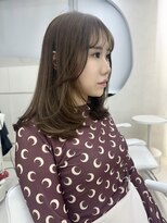 ガガ 心斎橋(GAGA)&nbsp;韓国/ハイトーンカラー/ワンホンヘア/レイヤーカット/髪質改善