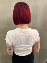 カシェ ホリエ(CACHE HORIE)&nbsp;ボブ/レッドカラー/ブリーチ