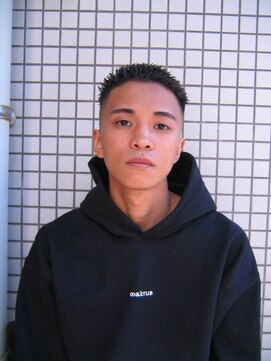 メリケンバーバーショップ フクオカ(MERICAN BARBERSHOP FUK) リップルパーマ