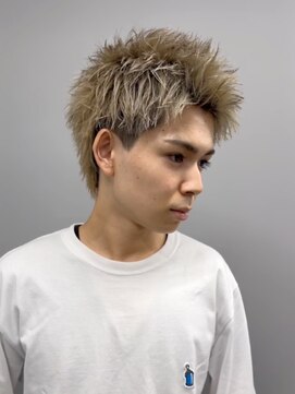 エルマーク 枚方(L-MARK) スパイキーショートザクザクショートアップバングツーブロック