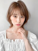 レイヤーカット似合わせカット美髪艶感斜めバング#248f0208