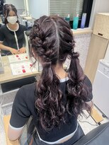 ゼストソエル(ZEST soell)&nbsp;カシスピンク/髪質改善カラー/ヘアセット