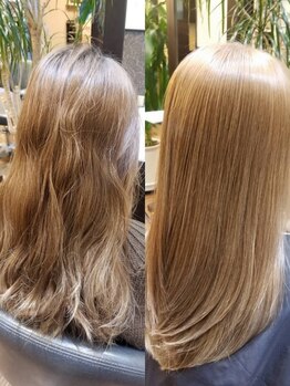 ＜松本清水＞髪質に合わせたストレートメニューで、理想の髪へ！髪質改善しながら理想のボリュームに