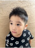 キッズツーブロック刈り上げショート【キッズ/キッズカット】