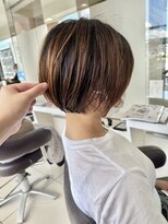 ハピネス 西大寺店(Happiness)&nbsp;【50代・60代限定】まとまり艶ショートボブ/髪質改善／しらさん