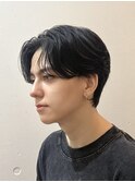 韓国センターパート×メンズメイク/王道モテヘア◎