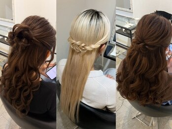 ソルビア ヘアセット(solvia)の写真/【中洲川端駅徒歩3分】駅チカで便利!経験豊富なセンスと技術力のあるスタッフが理想のstyleに仕上げます♪