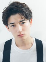 ディッセンバー 伊勢崎(December)&nbsp;メンズ/ブルーブラック/フェザーパーマ/ニュアンスパーマ/