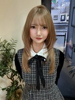 イコ(.ico)&nbsp;ベージュ×レイヤーカット