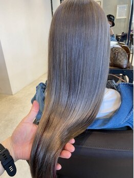 酸性ストレートイチオシ＊自然にうるツヤ美髪に♪縮毛矯正もおすすめ強い癖も自然なサラサラヘアへ【佐賀】