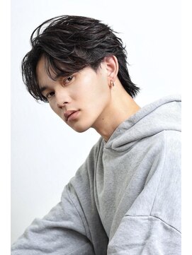 リップス 川崎(LIPPS) センタパート ニュアンスパーマ フェザーパーマ