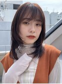 フェイスレイヤー ミディアム　お顔まわりレイヤー