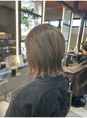 50代　外ハネくびれボブ