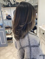 シェノン 赤羽店(CHAINON)&nbsp;バレイヤージュ風レイヤーリップカラー簡単可愛い