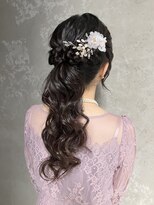 コトナ(kotona)&nbsp;【ポニーテールヘアセット】ヘアアレンジシニヨンカチモリ渋谷