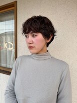 ヘアデザイン ディクト(hair design D.c.t) 《D.c.t eiko》ショートパーマ ショートヘア 耳掛けショート