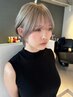 【ダブルカラー】カット+ケアブリーチ+カラー¥22000