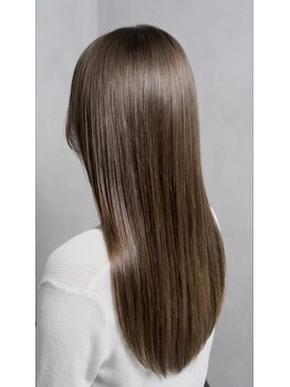 オーブ ヘアー アクト 八女店(AUBE HAIR act)の写真/思わず触れたくなる、柔らかく艶やかな髪へ♪ダメージ毛でも諦めない、美髪ストレート☆