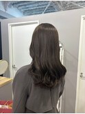 セミロングのブラウンカラー×上質トリートメント