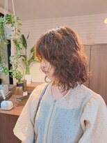 ヘアーサロン カヴィエ(hair salon covie)&nbsp;ミディアムウエーブ　ミディアムボブ　ミディアムパーマ
