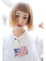 ヘアデザイン アネーロ(hair design anello) 【anello】ショートバング　外ハネ　ボブ